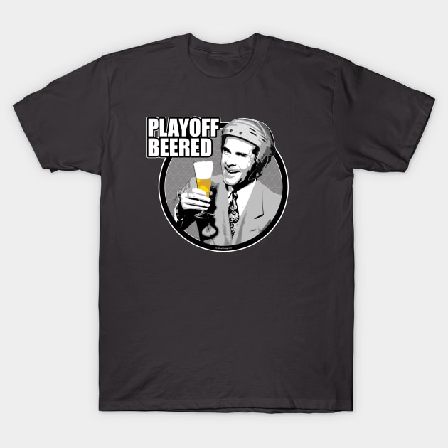 Hockey Playoff Beered T-Shirt by eBrushDesign